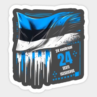 Estonian independence Sticker